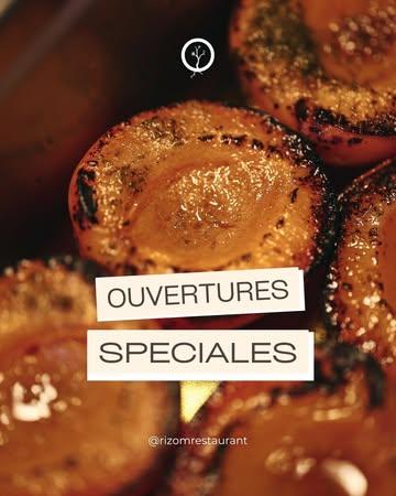 Et si vos samedis soir se passaient chez Rizom ? ✨

Bonne nouvelle : depuis le début de l'année, nous vous accueillons exceptionnellement un samedi soir par mois.

Prochains samedis:
12 septembre
10 octobre
07 novembre
05 décembre

Une nouvelle occasion de venir découvrir notre cuisine.

📆 Réservation:
065613876
https://rizom.reservation.barestho.com/