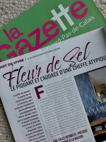 🤩 Nous sommes très heureux de partager un bel article consacré à Fleur de Sel dans La Gazette Hauts-de-France 🇫🇷 

🙏 Un grand merci à Amandine Pinot pour son regard attentif et son écriture sensible, qui mettent en lumière notre maison et notre travail 😍

Cette reconnaissance nous touche profondément et nous encourage à poursuivre notre engagement pour une cuisine sincère, de saison et pleine d’émotions. ❤️

📖 L’article est à découvrir dans le magazine d’Octobre 2025.

📸 @heleta_photography 

🗞️ @lagazettenpdc 

#fleurdeselcomines #belgianrestaurant #gastronomie #lagazette #belgianchef #ladychef #dreamteam