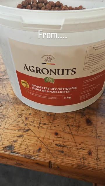 Merveilleuses noisettes wallonnes de chez @agronuts_manufacturing 🥰