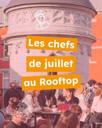 Découvrez le programme des chefs de juillet sur le Rooftop ! 👩‍🍳🤍

Un mois de folie vous attend, avec des chefs incroyables prêts à éveiller vos papilles. 🍽️✨

🔹 Du 01 au 05 juillet : @huynfrere s’installe sur le Rooftop pour vous faire découvrir une cuisine pleine de saveurs et des plats aussi délicieux que généreux. ✨🍽️
Ne manquez pas cette occasion de venir goûter à sa cuisine !
🔹 Du 08 au 12 juillet : C’est ensuite au tour de @messieurscroque de prendre les commandes du Rooftop le temps d’une semaine ! 👨‍🍳✨
Au programme : des plats gourmands et une bonne dose de bonne humeur. Ne manquez pas ce rendez-vous ! 🍽️☀️
🔹 Du 15 au 19 juillet : Nous accueillerons ensuite @pupabiasucci et @elinelevaux sur le Rooftop avec un concept qui s’annonce complètement fou ! 🌭✨
Leur idée ? Réinventer un grand classique de la street food : le hot-dog. Plus gourmand, plus créatif et plein de surprises, tout en conservant ce côté simple et réconfortant qui fait tout son succès. Une expérience à ne surtout pas manquer !
🔹 Du 22 au 26 juillet : Pour clôturer le mois en beauté, c’est @magneusdpelotes qui vous régalera ✨🍽️
Au menu : une cuisine délicate, des saveurs raffinées et des assiettes a partager… ou pas. Une belle façon de terminer ce mois placé sous le signe de la découverte !

Un mois de folie, des chefs de talent et des assiettes qui promettent de vous régaler… 🤩✨
Alors, on se retrouve quand au Rooftop ? 🍽️☀️