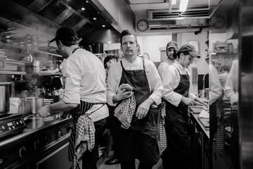 In the heart of the kitchen, where precision meets passion ❤️
.
#teamworkmakesthedreamwork #vrijmoed #gent