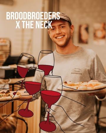 Save the date: het weekend van Maanrock steken we onze pizzaoven terug aan. En dat doen we niet alleen!

Samen met The Neck organiseren we een gezellige wijn tasting op zaterdag 29 augustus.

✔️ 8 wijnen om te ontdekken
✔️ Flessen ook verkrijgbaar om mee naar huis te nemen
✔️ Onze artisanale pizza's, vers uit de oven (Eat-in & Takeaway

Kom langs voor een glas, een pizza en blijf gezellig even hangen voor je naar Maanrock gaat. 

📍 Broodbroeders
🕓 Vanaf 16u