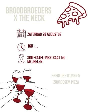 Pizza & wines, Broodbroeders x The Neck! Zin in een hapje en een wijntje voor/tijdens/na Maanrock? 🍕🍷🌙🤘🏻
#2800love #pizza #wijn #maanrock #pizzalovers