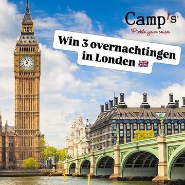 WIN 3 OVERNACHTINGEN IN LONDON 🇬🇧✨

Camp’s geeft een verblijf voor 2 personen weg in St Paul’s Hotel London, met 3 overnachtingen op 27, 28 en 29 augustus 2026.

Meedoen?

Like deze post en 
1) Comment jouw favoriete gerecht met pickles
2) Tag de persoon die jij zou meenemen
3) Deel deze post in je story en tag ons

Dus vertel: bij welk gerecht kunnen pickles echt niet ontbreken? 👇💚

Meedoen kan tot vrijdag 21 augustus om 12u.
Winnaar bekend op vrijdag 21 augustus om 16u.
(Transport naar londen is niet inbegrepen) 

#Camps #Pickles #Winactie #LondonTrip