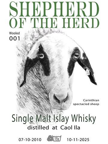 Shepherd of the herd is a new whisky adventure by Klubb23.

We have been working on this new project for months. One to four releases each year. Bottles are only available through a yearly renewabel membership.

🧶 Release 1 - 2025

🐑 Carinthian spectacled sheep

🥃 Caol Ila 07 Oct 2010 - 10 Sep 2025 - 15yo

🌳 From a refill HHD to a First fill PX HHD in May 2022

🍾 76

🇧🇪 🇳🇱

Soon on a whisky shelf near you.

#shepherdoftheherd
