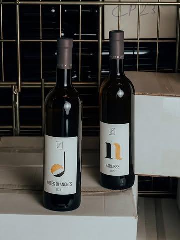 Le millésime 2025 arrive ☀️ Deux blancs du domaine à (re)découvrir !

Narcisse 2025
Sec, vif et très aromatique.
Parfait avec des asperges (en pleine saison).

Notes Blanches 2025
Demi-sec, expressif et plus rond.
Idéal sur des accords sucré-salé et fromage

À découvrir lors du week-end dégustation les 17, 18 et 19 avril 🍷

Vous pouvez déjà les précommander, avant leur présentation officielle en ligne ! 

Pour toute commande de 12 bouteilles ou plus, un bouchon à crémant Vin de Liège est offert !