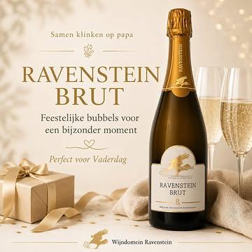 Voor de papa’s die we graag in de bloemetjes zetten… en in het glas.

Zondag 14 juni is het Vaderdag.
Een mooi moment om papa te verrassen met een fles Belgische wijn van Wijndomein Ravenstein.

Of hij nu houdt van een feestelijke bubbel, een elegante witte wijn of een karaktervolle rode wijn: er is altijd een Ravenstein die past bij zijn moment.

📍Let op: op zaterdag 13 juni zijn onze wijnboetiek en wijnbar gesloten. 
Door de rally 12 uren van Wervik zijn we die dag moeilijk bereikbaar.

Wil je graag nog een Vaderdagcadeau kiezen?
Kom dan gerust langs op vrijdag van 14 tot 18 uur

Onze normale openingsuren zijn:
Vrijdag: 14 tot 18 uur
Zaterdag: 10 tot 12 uur en 14 tot 18 uur

Maak Vaderdag extra warm, puur en lokaal.
Proeven van pure passie, samen met papa.

#Vaderdag #WijndomeinRavenstein #BelgischeWijn #LokaalGenieten #Cadeautip #Wijncadeau