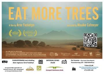 🎥 Op zaterdag 30 mei vertonen we de bekroonde documentaire Eat More Trees in De Vroente in Kalmthout.

🌳 Een film over landbouw, bomen en hoop.

🤝 Een gezamenlijke organisatie van @holistischcentrumom, @kempengoud en @grensparkkalmthoutseheide.

🎬 Met inleiding door regisseur Arne Focketyn, tevens neef van boer Gijs.

🌈 Ontmoet er een mix van lokale duurzame ondernemers.

📍 De Vroente - Putsesteenweg 129 - 2920 Kalmthout
🗓 Zaterdag 30 mei
🕣 Vanaf 19u30
🔖 Enkel voorverkoop - € 15,80 - link in bio

#eatmoretrees #kempengoud #holistischcentrumom #grensparkkalmthoutseheide #agroecologie #lokaalondernemen #gastvrijinhetgrenspark