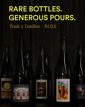 CANTILLON DINNER 🔥

Six exceptional Cantillons.
One Belgian bistro menu.
One night only.

Are you in?

📍 Frank Monnaie
📅 12.06

Limited seats available.

Reserve via the link in bio or DM us.