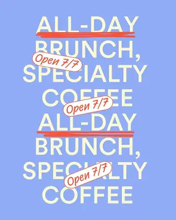 Open 7/7 🤝

All-day brunch.
Specialty coffee.

📍 FRANK Monnaie - Rue des Princes
📍 FRANK Stephanie - Chaussée de Charleroi