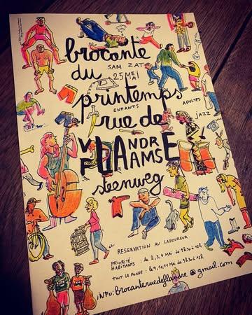 Ce Samedi à l’occasion de la brocante 
le restaurant vous propose des petits plats canailles à partager sur le thème de la mer et, du vin nature, ça c’est sûr. Le soir, c’est comme d’habitude, menu 5,6 et 7.
Fellazzz, on vous attend.
#ruedeflandre #grammrestaurant #seafood #morepublishers