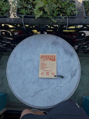 Bij deze tropische temperaturen zijn onze menukaarten te vinden op het terras van @cafezeezicht. 
Geen reservaties, gewoon langskomen! 

(P.s. Het restaurant is ook nog steeds open voor wie wat rustiger wil tafelen). 
#foodinantwerp
