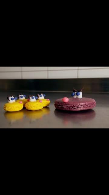 Nos macarons ont un petit truc en plus 😉😋 #patisserewilmot #macaron