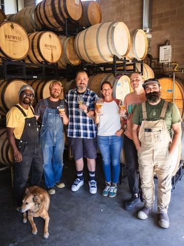 What a pleasure it is to host Werner van Obberghen of Belgium’s legendary @3fonteinen 

Beers, stories, and philosophies were shared as we collaborate on a Lambic inspired Saison! Utilizing Pilsner malt, and malted and unmalted wheat, this beer is destined for barrels where it will receive a blend of both brewery’s house cultures. 

We can’t wait to see how this one develops! 

Join Werner at our Oakland Arbor location @rusticales_oaklandarbor this Friday for a special tap takeover event. 

SARA ♥️’s You!
