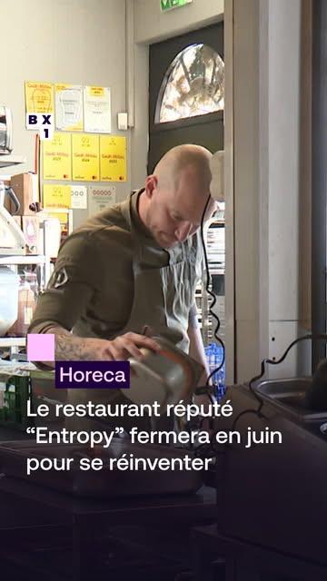 Le restaurant Entropy, situé au centre de Bruxelles, fermera ses portes à la fin du mois de juin. Une décision ne s’explique pas par un manque de succès, mais par une volonté de se réinventer.
Porté par le chef Elliot Van de Velde et son épouse Adeline Barras, l’établissement s’est imposé au fil des années avec une identité forte, axée notamment sur une cuisine végétale, durable et en circuit court. Une approche qui lui a valu plusieurs reconnaissances, tant auprès du public que de guides spécialisés.

Cette fermeture s’inscrit en réalité dans une volonté d’évolution du projet. L’équipe souhaite poursuivre sur cette lancée, mais sous une autre forme encore à définir.

Entropy ne disparaît donc pas complètement, mais tourne une page pour mieux se réinventer.