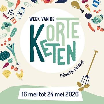 Van 16 tot 24 mei is het de Week van de Korte Keten!

In onze nieuwe boerderijwinkel koop je verse, biologische groenten, recht van het veld en met een minimale ecologische voetafdruk. Echte korte keten dus.

Morgen is onze boerderijwinkel terug open van 14u tot 18u.