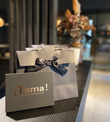 💘 La fête des amoureux approche… 💘
Vous êtes à la recherche d’une idée cadeau ?
Pourquoi ne pas offrir un tête-à-tête gourmand au ¡Toma! ✨
🎁 Commandez votre chèque cadeau :
👉 directement sur notre site : Bons-cadeaux – TOMA Restaurant
👉 ou contactez-nous par téléphone ou par mail pour venir le retirer au sein de notre établissement
Offrez un moment à partager ❤️
À très vite au ¡Toma!