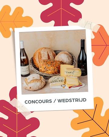 EDIT: congrats @angiederzelle ! (NL👇🏻) 🎁 CONCOURS 🎁 Delitraiteur, Julien Hazard et Copains s’associent pour vous offrir un panier gourmand “cheese & wine” d’une valeur de 150 euros ! Au programme : des fromages d’exception de l’affineur belge @hazard_affineurs , des pains 🇧🇪, durables et honnêtes @copains.group et des pépites pour l’accord mets-vins ! Envie de tenter votre chance ?

✨ Likez ce post et suivez nos trois comptes sur Instagram @delitraiteur @hazard_affineurs @copains.group 
✨ Taguez un ami (plusieurs participations autorisées : 1 commentaire = 1 participation).
✨ Dites-nous en commentaire votre fromage préféré pour aller avec le pain Copains.
✨ Bonus pour une chance supplémentaire : envoyez ce post en message privé à l’un de vos amis (et envoyez-nous une capture d’écran par message privé en guise de preuve).

🍀 Fin du concours le 30 octobre à minuit, tirage au sort le lendemain. Bonne chance à tous !
📝 Retrouvez le règlement sur notre site (lien en bio).

🎁 WEDSTRIJD 🎁 Delitraiteur, Julien Hazard en Copains slaan de handen in elkaar om je een culinaire kaas- en wijnmand ter waarde van 150 euro te schenken! Op het menu: uitzonderlijke kazen van de Belgische rijper @hazard_affineurs , duurzaam en eerlijk 🇧🇪 brood @copains.group en pareltjes voor de combinatie eten-wijn! Waag je kans!

✨ Like deze post en volg onze drie accounts op Instagram @delitraiteur @hazard_affineurs @copains.group 
✨ Tag een vriend (meerdere deelnames toegestaan: 1 commentaar = 1 deelname).
✨ Vertel ons in commentaar wat je favoriete kaas is bij het brood van Copains.
✨ Bonus voor een extra kans: stuur deze post als privébericht naar een van je vrienden (en bezorg ons een screenshot in privébericht als bewijs).

🍀 Einde van de wedstrijd op 30 oktober om middernacht, lottrekking de volgende dag. Veel geluk iedereen!
📝 Je vindt het reglement op onze website (link in bio).

#giveaway #concours #wedstrijd #winwinwin #concoursbelgique #wedstrijdbelgie