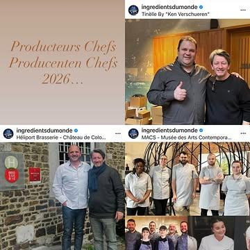 #ingredientsdumonde #since1991 #producteurschefs2026 ….

  Après 3 éditions exceptionnelles Producteurs Chefs pré de Mons au @rizomrestaurant du Chef @dvolivier en 2023 au cœur du @cidgrandhornu avec @maurinegrn et l’équipe des @potes.au.feu , puis en 2024 à Malines dans le magnifique @tinelle2800 du Chef @verschuerenken situé au cœur du Het Predikheren un ancien monastère et hôpital militaire du 17e siècle, en 2025 c’est au Château de Colonster à quelques pas de Liège que @frederic_salpetier et son équipe de @heliportbrasserie nous avaient également accueilli de manière très chaleureuse pour une journée « Spéciale Afrique ».

  Pour 2026, on vous prépare une Journée Producteurs Chefs encore plus exceptionnelle, réservée exclusivement aux Chefs dans un endroit iconique de Bruxelles, on vous dévoile cela lundi …

🔥🌎🌍🌏🔥