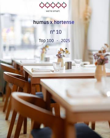 Restaurant @humushortense has been ranked by We're Smart Green Guide in top 10 of the best vegetables restaurants in the world. 

@nicolasdecloedt.chef , @carolinebaerten & team are honored to be included on the list of @best_vegetables_restaurants . 
We sincerely want to express our gratitude to the chairman @frank_fol_the_vegetables_chef  for his visionary project and support to humus x hortense for many years. 

Humus x hortense received the highest ranking of 5 radishes as a 100% pure plant restaurant.

With the words of @best_vegetables_restaurants :
"Chef Nicolas Decloedt and Caroline Baerten know what they are doing, showing the world and their guests that pure plant can be brought with great taste, in respect for nature, the team and the planet!
The dishes are inspired by healthy creativity, they are fresh and light, rich in taste and completely in the spirit of the times..."

Thanks to everyone who has walked with us on this pure plants path. 
With all our senses, with consciousness and compassion we will continue our amazing adventure on this beautiful Earth. 

Pictures by @les.etoiles_blog 
#pureplant #weresmartgreenguide #plantbasedfinedining