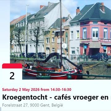 Cafés vroeger en nu in de Heirniswijk. Kom gezellig mee wandelen en drinken!