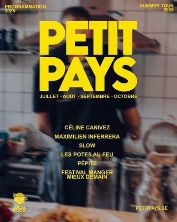 PETIT PAYS SUMMER TOUR ☀️

Voici la programmation complète ! 
Alors, on se voit quand ?

Les réservations pour les deux premières dates sont déjà ouvertes via https://www.petitpays.be
