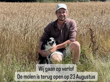 Jaarlijks verlof 28 Juli t.em. 22 Augustus. De molen is terug open op 23 Augustus.