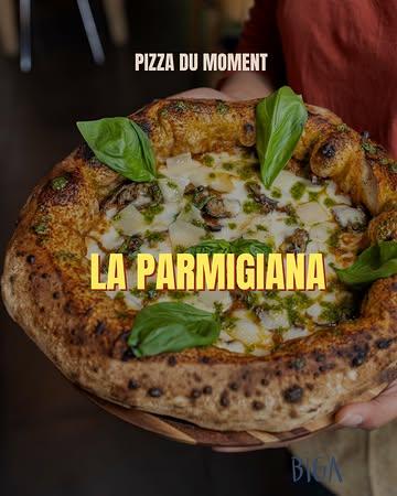 Il y a des plats qui nous rappellent quelqu’un. Une personne qui prenait le temps de cuisiner juste pour nous faire plaisir. 💚
Chez Biga, on avait envie de retrouver cette émotion en revisitant un grand classique italien.
La Parmigiana, notre pizza du moment : généreuse, réconfortante… et 100 % végétarienne. 🍕

Et toi, quel plat te rappelle une personne qui compte pour toi ? 💚 Dis-nous en commentaire