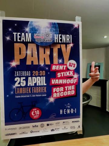 JIJ KOMT TOCH OOK?

Zaterdag 25/04 is het weer onze jaarlijkse party voor kom op tegen kanker.
🕙20:30 - …
📍brouwhal lambiek fabriek
🎫 steunkaartjes verkrijgbaar t.w.v. 10€ 
 (Inkom + 1 drankje)