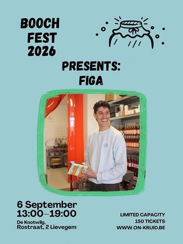 PRODUCER IN THE SPOTLIGHT // @figa_kombucha 

Based in Antwerp, FIGA is a small artisanal kombucha brewery crafting its drinks from carefully selected, high-quality teas. Rather than adding flavours after fermentation, FIGA lets the character of each tea speak for itself. The result is a naturally sparkling (Pét-Nat), elegant kombucha with layered aromas and a refined taste.

Meet Yassine and discover FIGA at Booch Fest 2026.
 Tickets in bio.