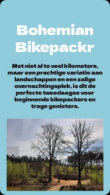 Start je avontuur met de fiets, verken de omgeving en geniet van een glamping overnachting op de Strackxhoeve! 

Én schuif zaterdag de voeten onder tafel terwijl je een overheerlijke vegetarische veld tot vork maaltijd wordt geserveerd! 

Alle info terug te vinden op onze website. 
Bedankt voor de geweldige inspiratie @bikepackr.be 💚