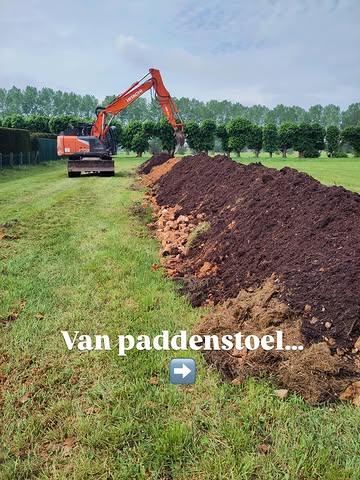 Ons substraat is van bij de start circulair: gemaakt van houtzaagsel, een reststroom uit de houtsector. Na de teelt stopt het verhaal niet — het stroomt gewoon verder.

Via het compostproject in Hansbeke krijgt ons doorgroeid substraat een volgende bestemming. Samen met Proefplatform Agro-ecologie Hansbeke en ILVO wordt het gemengd met onder andere natuurmaaisel en stalmest tot een stabiele, kwalitatieve compost.

@ilvovlaanderen onderzoekt en onderbouwt dit proces, van afbraak tot impact op bodemkwaliteit. Zo wordt duidelijk wat de werkelijke waarde is van wat vaak als reststroom wordt gezien.

Voor ons klopt de keten pas als die rond is: van houtreststroom naar substraat, naar paddenstoelen, naar compost, en terug naar de bodem. Lokaal, logisch en zonder verlies.

#circulairelandbouw #compost #agroecologie #duurzaamondernemen #fromwastetovalue