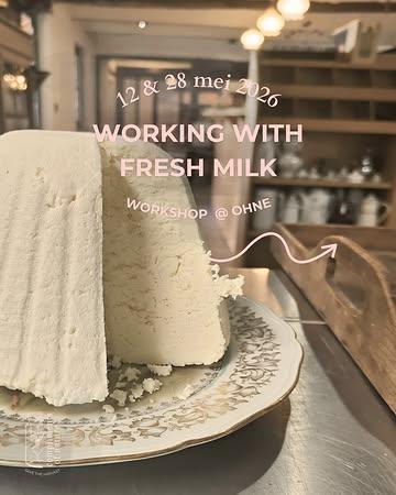 The smell of the stable. Fresh hay. A warm cup,  just milked by my grandmother. From that milk came everything: cream, butter, cheese, fermented warmth. 🐄

This May, I'm sharing that story and those skills in two workshops. Swipe to discover more. 🥛
Join me: 

📍 May 12 · Ohne Nevele @ohne_nevele 
📍 May 28 · Ohne Gent @ohne.gent 

€70 all included · starting after 18:00 · ±4 hours
With fresh milk from local farm @dezwaluwbioboerderij 🌾

Swipe to find your date, and come make something real with your hands.
🔗 Link in bio to reserve your spot!
