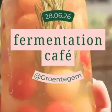 🫛🫛Fermentation Café at Groentegem — 

From Field to Fermentation
🌻14:00 – 18:30
A special Fermentation Café at Groentegem, where we work directly with vegetables from the farm and transform them into delicious ferments.
A moment to celebrate the season, learn preservation skills, and connect with others who love good food and nature. We ferment together, exchange knowledge, and discover how simple vegetables become extraordinary foods.
I'll be there to guide you and share everything I've learned through years of fermentation and the Save the Harvest project.

What to bring: – 5–10 kg of vegetables ( we will look with Bengt ) 20 jars & lids – A knife & wooden chopping board (Extra jars available)
Smile ( Required )

Included: herbs & spices, salt, labels, guidance, drinks & seasonal meal

Price: €45 – 
Verbindingsweg 27, 9920 Lievegem
Reservations via calabi/ link in bio 
Or ascomplimentsofnature@gmail.com 

🌿 Together we celebrate the harvest and reduce food waste.
Compliments of Nature × Groentegem
With love, Aleksandra 🌱🫙💚