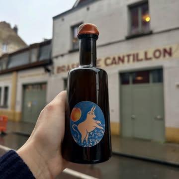 Vinaigre d’Abricot Lambic est de retour en vente ! Il est réalisé à 100% avec de la cuvée Fou’Foune de chez @brasseriecantillonofficiel 🍑🍺
