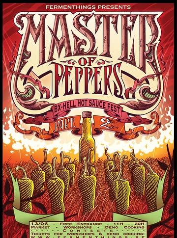 Save the date — 13 June

Heat brings people together.

On 13 June, Master of Peppers returns to @fermenthingsbe for a part 2! A full day dedicated to chili, spice, fermentation, and the people who work with heat as a language rather than a stunt.

This year, we’re once again building the festival together with a network of friends and partners who share our approach to flavour and craft. Expect collaborations with projects from the Urban Fermentory (hello newcomer @shadowreapers.food) and beyond, guest producers from Belgium and neighbouring countries, food that’s made to be eaten slowly, and drinks that know how to stand up to spice.

There will be tastings, exchanges, conversations, and moments where you discover a pepper you didn’t know existed. Moments where fermentation changes heat into something deeper, rounder, more complex.

Master of Peppers is not only about endurance.
It’s about balance, knowledge, and pleasure.

More details soon.
For now, mark your calendar.

13 June 2026
Fermenthings, Brussels

(and yes @la_source_beer_co is planning their Stoner Fest once again too!!)

Poster upgrade by the mighty @ammoamo