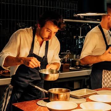 During our last two months we will be also celebrating our 3 year anniversary. For this we have a few special dinners lined up. 
 
For the first event we are very excited to welcome our very good friend Tom Pauwelyn from Elders in Ghent on the 3rd of March. 
 
Tom and Túbo got to know eachother through culinary school and ended up working both for Kobe Desramaults. 
 
For this evening we will serve a collaborative menu in the ethos of our restaurant.  
 
The menu will be prized at 160€ 
 
Reservations can be made between 19:00-20:00
 
Reservations can only be made through our email info@aster.brussels 
 
Due to the nature of this event we do not cater to any dietaries 
 
We hope to see you the 3rd of March to celebrate together with us! 
 
📸: @evavlonk