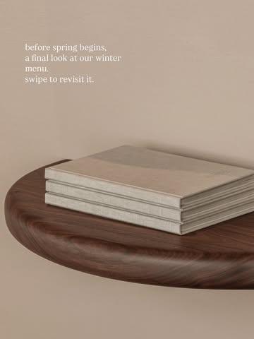 This was our winter menu, as the season’s turn spring has entered our kitchen & a new menu is born. 🌱

Check our website to book your table, see you soon ✨

#thisisrebelle