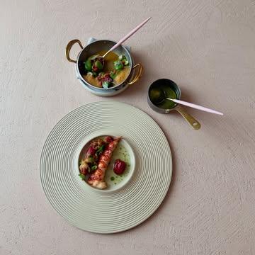 Butter poached lobster, confit tomato, a vinaigrette of tomato & basil, ragout of broad beans, peas & Iberico ‘Morcon’, bathing in a rich sauce made from the lobster heads. 

#thisisrebelle