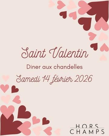 Dîner aux Chandelles – Spécial Saint-Valentin🌹
✨Le samedi 14 février 2026✨

Offrez à votre moitié une soirée inoubliable dans notre grange où la gastronomie rencontre la romance❣️

À la lueur des bougies, laissez-vous emporter par un menu raffiné, spécialement conçu par le chef pour cette soirée placée sous le signe de l’amour.

Au programme :

🍴 Menu gastronomique en 4 services
🥂 Coupe de bulles à votre arrivée
🍷 Accord mets et vins ou accord sans alcool
🎶 Ambiance musicale en douceur
💐 Un bouquet de fleurs pour prolonger la magie chez vous

Réservation :  lien en bio

Prix : 130€ par personne

💌 Réservez dès à présent pour partager un moment unique avec votre Valentin.e
(Les places sont limitées)