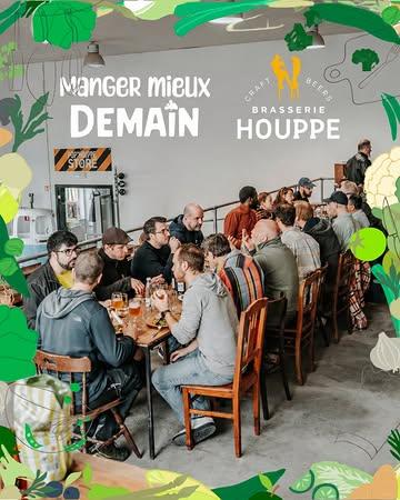 Un immense merci à tous les chefs qui se sont déplacés pour cette première réunion de Manger Mieux Demain. On est très excités par ce qui se dessine pour cette deuxième édition.

Parmi les idées nées autour de la table : une bière éphémère créée en collaboration avec la @brasseriehouppe , imaginée avec des plantes sauvages et ingrédients de saison, qui seront cueillis ensemble en juin.

À votre avis… qu’y aura-t-il dans cette bière ? 🌿🍺
On vous laisse deviner.

📸 @greenpig.be