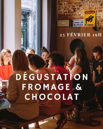 Réservation via le lien en bio. 
A l’occasion de cette dégustation, nous accueillons @celinefrancis03 

Céline est passionnée de chocolat, formée à Londres (International Institute of Chocolate and Cacao Tasting) et juge dans des compétitions internationales. Son bonheur est de réussir à vous étonner.

Des accords audacieux, subtils et gourmands

Assortir fromage et chocolat paraît insolite, si pas saugrenu. Et pourtant, choisis avec soin, ils offrent un mariage savoureux.

Les 2 produits présentent bien des points communs : fermentation, terroirs et textures… pendant ce moment de dégustation 

on  joue avec ces différents types pour arriver à une expérience sucrée-salée inédite.

Les produits se mettent alors mutuellement en valeur et peuvent se dépasser en un moment gustatif surprenant.