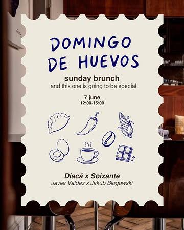 Another Sunday, another brunch - and this one is special.
🚨ONE service only🚨 Javier Valdez from Diacá (#37 on Latin America’s 50 Best Restaurants) is taking over Soixante with a menu inspired by his Guatemalan roots. Think Latin flavors, playlist, and easygoing Sunday afternoon.

We’re waiting for you.

Curious what it is?
Guess the menu from the first photo.

S U N D A Y 
7 June 
12:00-15:00

Menu:
- Labneh & 🍓
- Ceviche & 🌽
- Celeriac & 🫘
- Beetroots & 🧀
- Chicken & 🧇
- Chocolate & 🌶️

€55

Reservations open tonight. 

#soixanteantwerp #diacaguatemala #takeover
