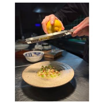 Risotto - verse erwt 🫛- hazelnoot 
🤤
•
•
•