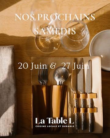 Deux samedis. Deux parenthèses.

Les 20 et 27 juin. 

Deux occasions supplémentaires de découvrir notre univers, perché au sommet du Musée L, où chaque menu s’écrit au rythme des saisons, des producteurs qui nous entourent et de l’inspiration du moment.

Prendre le temps d’un dîner, contempler Louvain-la-Neuve autrement, partager une table et se laisser porter.

Nous avons hâte de vous accueillir.

Réservations ouvertes.

📍 La Table L
📅 Samedis 20 et 27 juin