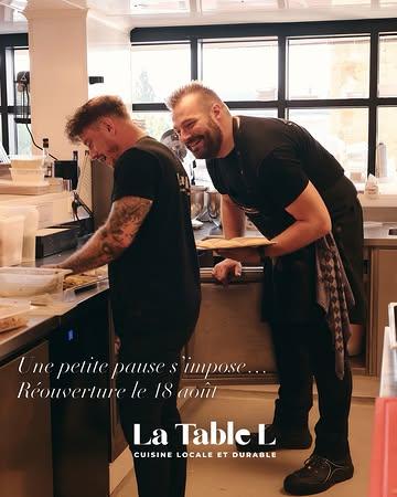Une petite pause s’impose… 🌿

Après ces mois riches en rencontres, en émotions et en beaux moments partagés, La Table L prend quelques jours de repos.

Nous aurons le plaisir de vous retrouver dès le mardi 18 août, avec une équipe reposée, de nouvelles inspirations et une cuisine toujours guidée par les saisons, nos producteurs et le végétal.

Durant notre fermeture, les réservations restent accessibles en ligne.

Merci pour votre présence, votre fidélité et votre confiance.

Nous vous souhaitons un très bel été et avons déjà hâte de vous retrouver à la rentrée.

Grégoire et toute l’équipe de La Table L

#latablel #louvainlaneuve #CuisineDeSaison