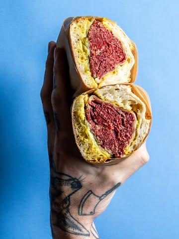 The BEST pastrami in town, and it’s 100% halal 

Made with homemade American brisket, it’s a flavor explosion that your taste buds won’t forget!

Whether you’re a pastrami pro or trying it for the first time, this sandwich is a must-try!

Photo @stijnbrandsphoto