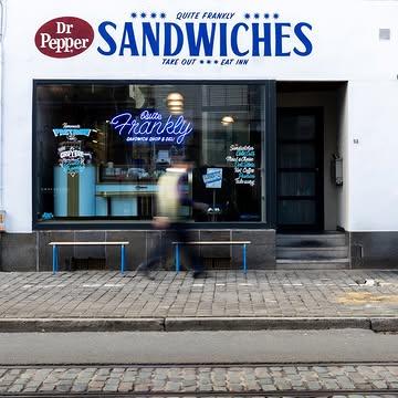 Quite Frankly - Sandwiches & Deli
Open 6/7

Take away / Catering / Private events

Minderbroedersrui 52 - 2000 Antwerp - Belgium 
More info?
Info@quitefrankly.be - www.quitefrankly.be

Photo @stijnbrandsphoto