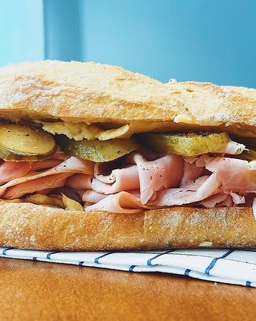 Jambon-Beurre: The Classic of All Sandwiches

Sometimes, perfection needs only three ingredients.

A crisp baguette, Beurre de baratte butter, and delicate artisanal ham—each element playing its part in perfect harmony. No excess, no distractions. Just pure balance, texture, and flavor.

Simple. Timeless.