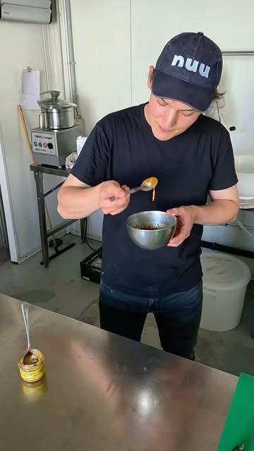 🍯 Goma Miso Caramel Sauce ✨Get ready for an umami-packed sweet treat! This rich, creamy caramel sauce has the absolute perfect balance of nutty sesame, savory miso, and sweet maple. 
It is incredible drizzled over vanilla ice cream, cakes, or just eaten straight from the spoon! 🍨🤤🛒 

Ingredients 60g Sugar 🍚25g Maple Syrup 🍁140g Double Cream 🥛15g Butter 🧈60g Goma Miso (Sesame Miso) 🥜🥢

#GomaMiso #CaramelSauce #UmamiDessert #SweetAndSalty #RecipeOfTheDay #HomeBaking #MapleCaramel #Foodie #DessertTime #EasyRecipes